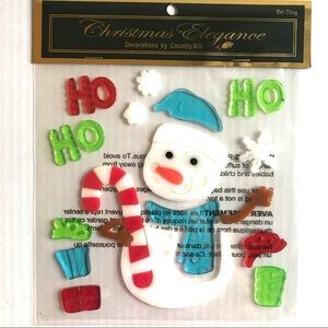 Ho Ho Ho Christmas Window Clings - New